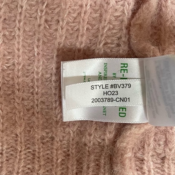 J. Crew Sweater Turtleneck Wool Alpaca Cozy  Brushed Yarn Casual Classic Pink S - Picture 12 of 13